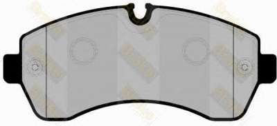 BRAKE ENGINEERING pa1703 -  Комплект тормозных колодок, дисковый тормоз